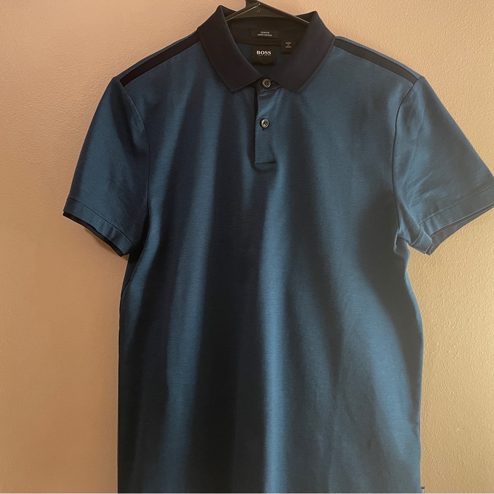 HUGO BOSS Small Blue Polo Shirt